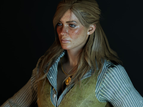 Sadie Adler 3D मॉडल