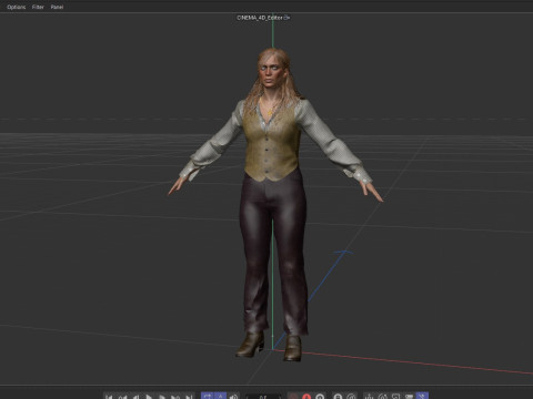 Sadie Adler 3D मॉडल