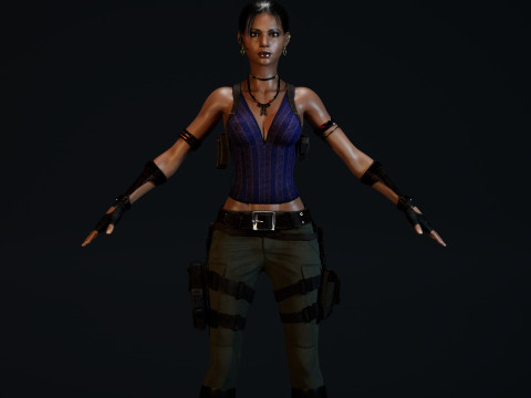 Sheva Alomar 3D Model
