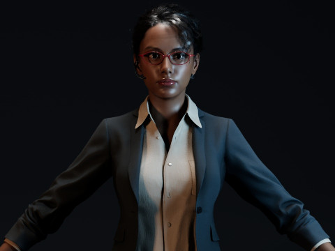 Ingrid Hunnigan Modèle 3D