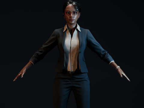 Ingrid Hunnigan Modèle 3D