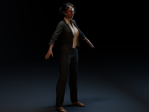 Ingrid Hunnigan Modèle 3D