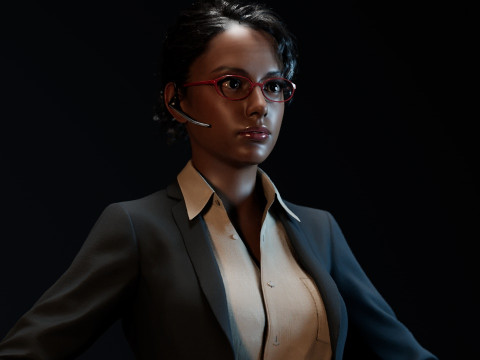 Ingrid Hunnigan Modèle 3D