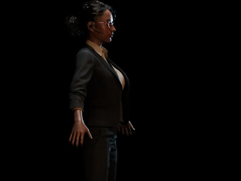 Ingrid Hunnigan Modèle 3D