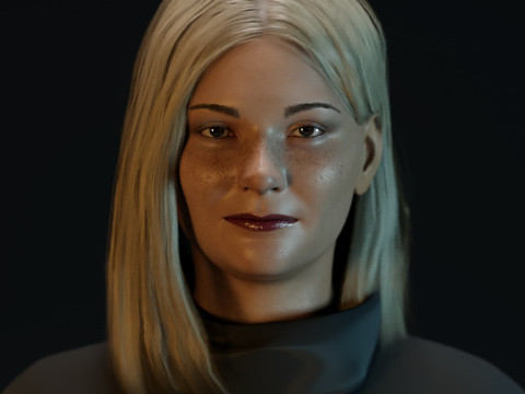 Kirsten Dunst 3D Model