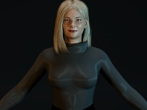 Kirsten Dunst 3D Model