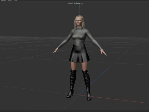 Kirsten Dunst 3D Model
