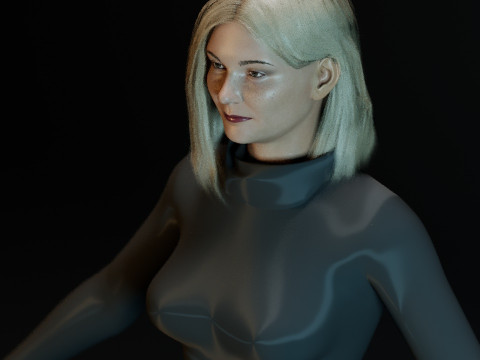 Kirsten Dunst 3D Model