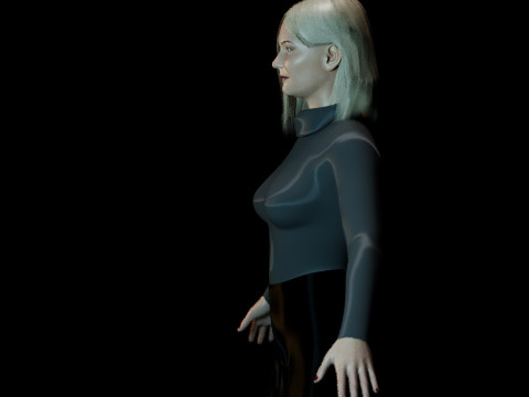 Kirsten Dunst 3D Model
