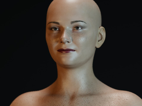 Kirsten Dunst 3D Model