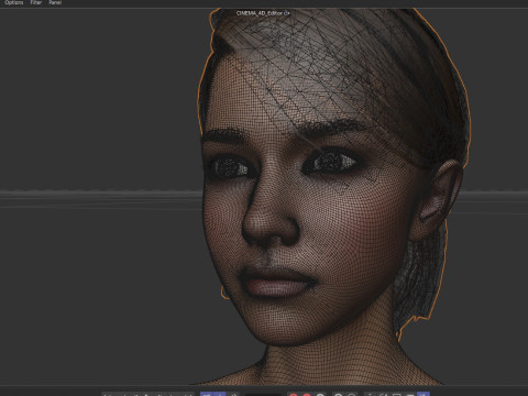 Kara DBH 3D Model