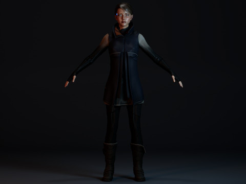 Kara DBH 3D Model