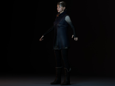 Kara DBH 3D Model