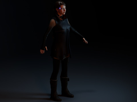 Kara DBH 3D Model