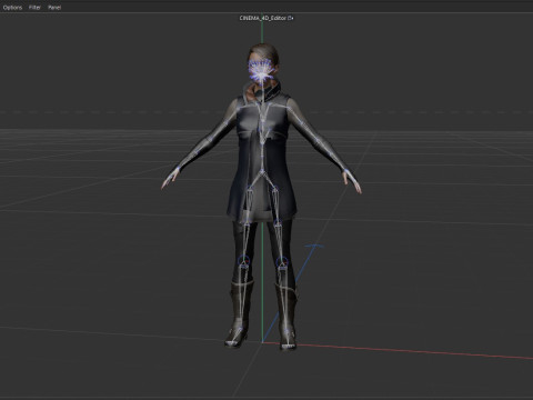 Kara DBH 3D Model