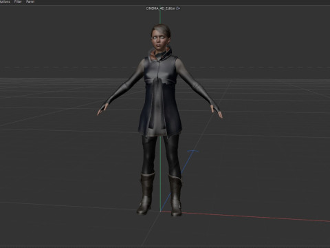 Kara DBH 3D Model