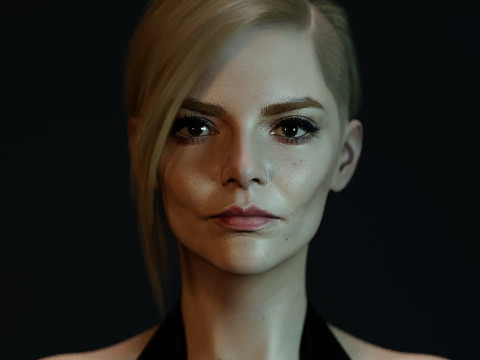 Anya Taylor-Joy 3D Model
