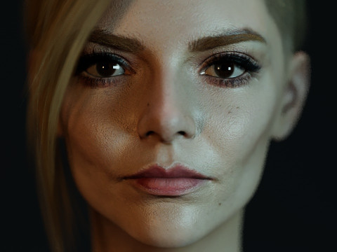 Anya Taylor-Joy 3D Model