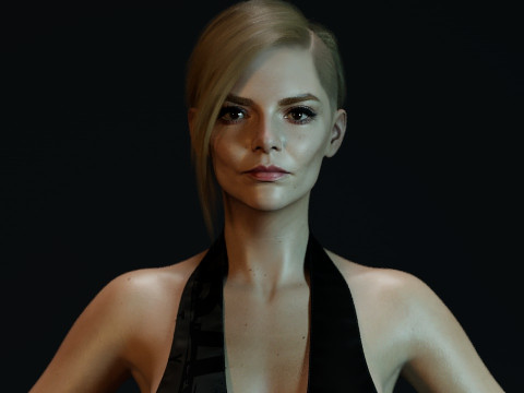 Anya Taylor-Joy 3D Model