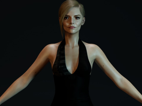Anya Taylor-Joy 3D Model