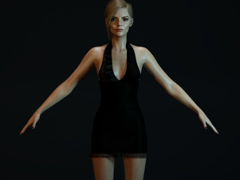 Anya Taylor-Joy 3D Model