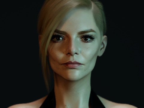 Anya Taylor-Joy 3D Model