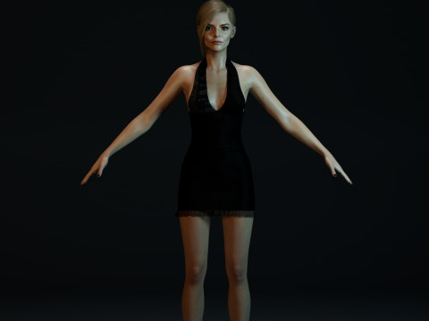 Anya Taylor-Joy 3D Model