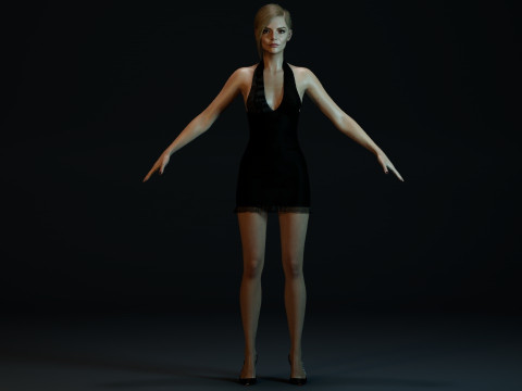 Anya Taylor-Joy 3D Model