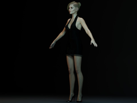 Anya Taylor-Joy 3D Model