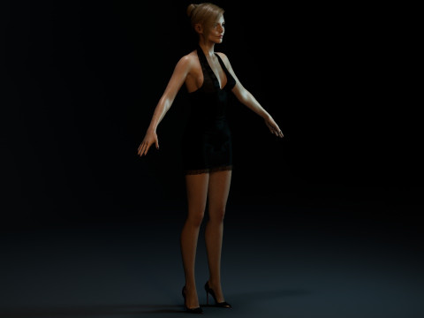 Anya Taylor-Joy 3D Model
