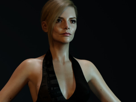 Anya Taylor-Joy 3D Model