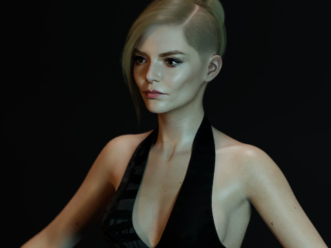 Anya Taylor-Joy 3D Model
