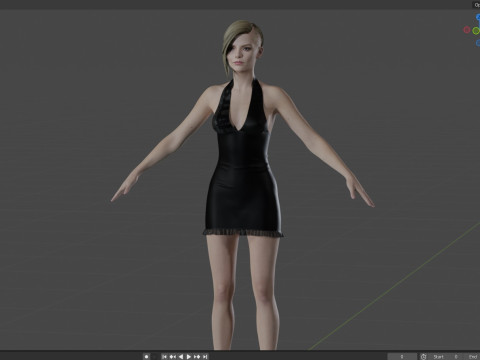 Anya Taylor-Joy 3D Model