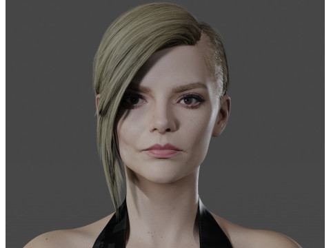 Anya Taylor-Joy 3D Model