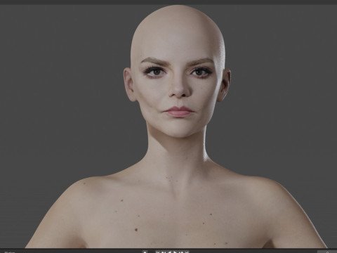 Anya Taylor-Joy 3D Model