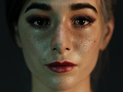 Cristin Milioti 3D Модель