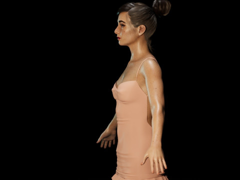 Cristin Milioti 3D Модель