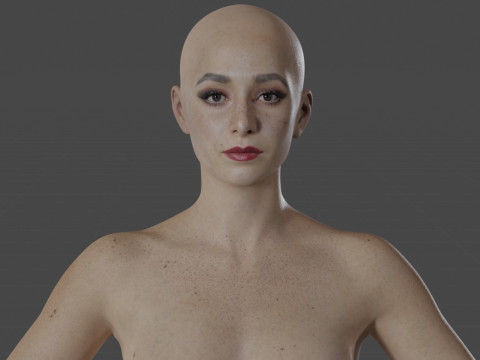 Cristin Milioti 3D Модель