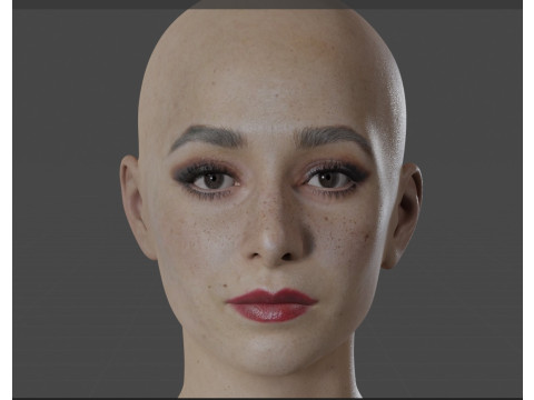 Cristin Milioti 3D Модель