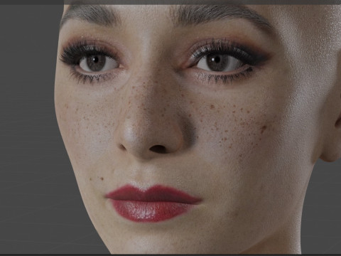 Cristin Milioti 3D Модель