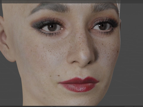 Cristin Milioti 3D Модель