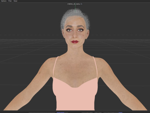 Cristin Milioti 3D Модель