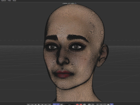 Cristin Milioti 3D Модель