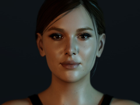 Millie Bobby Brown 3Dモデル