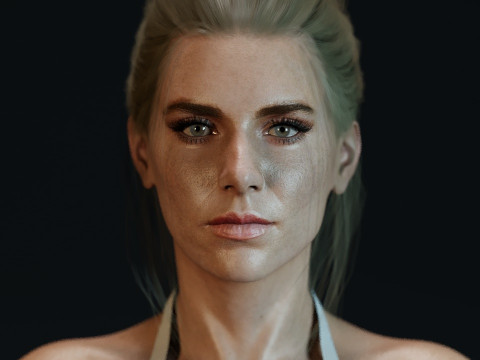 Vanessa Kirby 3D Model