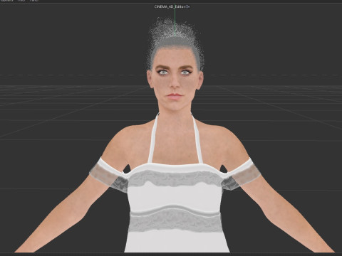 Vanessa Kirby 3Dモデル