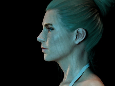 Vanessa Kirby 3Dモデル