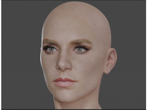 Vanessa Kirby 3Dモデル