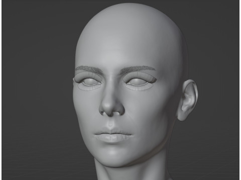 Vanessa Kirby 3Dモデル