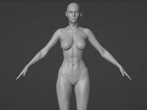 Vanessa Kirby 3Dモデル